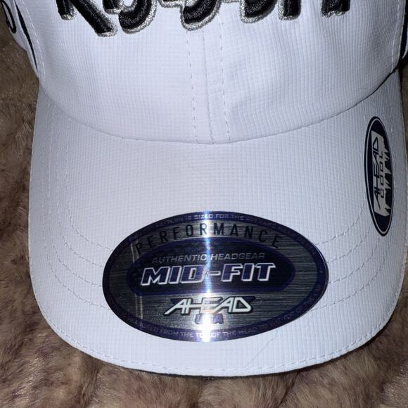 New Kubota Ball Cap, Hat, Authentic Mid-fit, Ahead USA, White under bill. - Picture 6 of 12